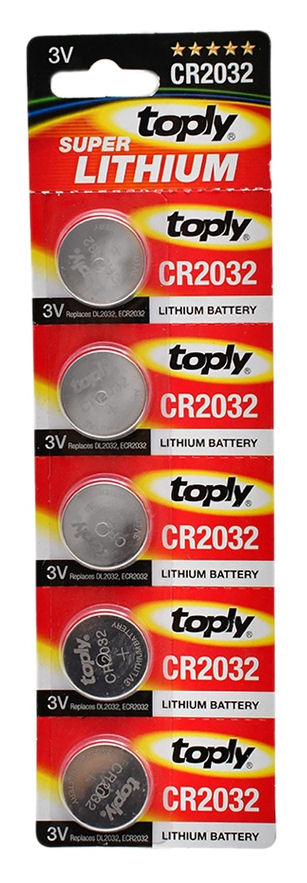 CR-2032 3V TOPLY | ЕМДЕ Електроникс