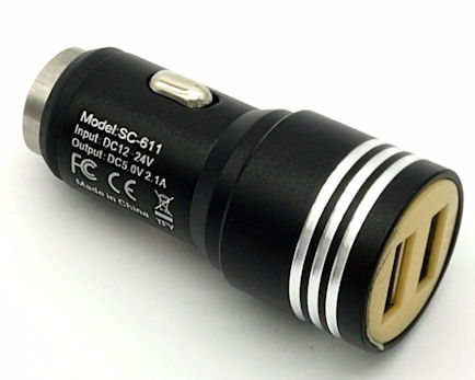 GSM Зарядно за кола от 12V/24V на 5V 2,1A | ЕМДЕ Електроникс