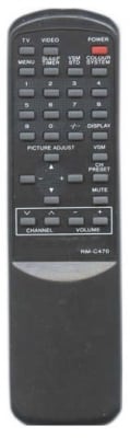Дистанционно . TV-JVC RM-C470