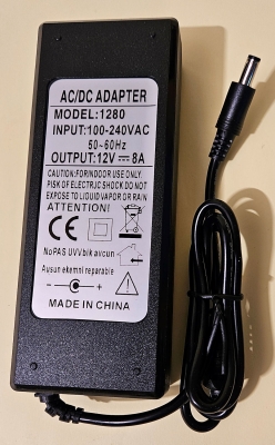 Захранване, , Aдаптeр от 220V на 12VDC / 8A импулсен,стабилизиран