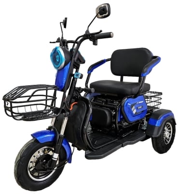 Електрическа триколка за възрастни, EMDE-electric, SL03, 600W, 48V, 20Ah, триместна