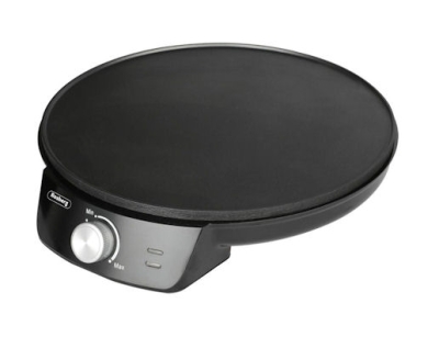 Уред за палачинки ROSBERG, R51323A, 1200W, 30 см, незалепващо покритие, терморегулатор, черен
