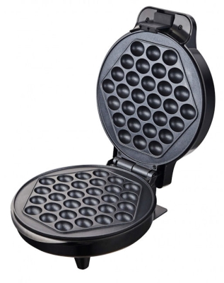 Тостер, ROSBERG, Гофретник за Bubble Waffle R51442H 1000W, Черен