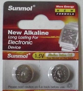 Батерия SUNMOL AG13 LR44 1,5V 