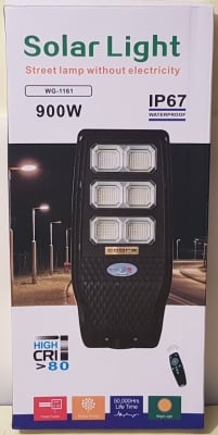Лампа . Улична соларна лампа 900W WG-1161