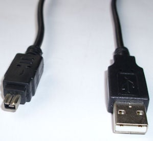 Кабел . компютърен USB.M--USB.-> mini B 4 pin