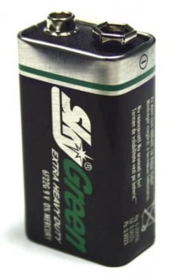 Батерия SKY GREEN 6F22G 9V