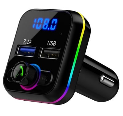 Авто FM модулатор . BLUETOOTH FM Трансмитeр CAR M34 / MP3 Плеър /2USB / Хендс Фрий