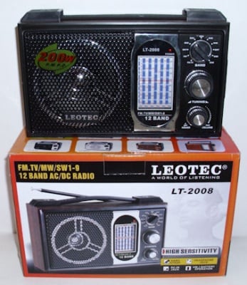 Радиоприемник . LT-2008/2009 LEOTEC 220V 