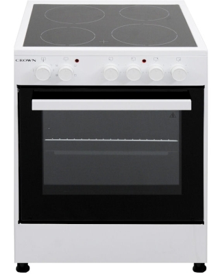 Готварска печка,  Crown, CEC-6060V W, керамична, 60см.