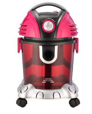 Прахосмукачка, Oliver Voltz, OV51001O с воден филтър, 1200W-1400W, Аксесоари, 15л., Червена