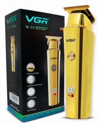Машинка за подстригване,   , Професионална VGR V-947 Тример за коса и брада, за подстригване и оформяне 