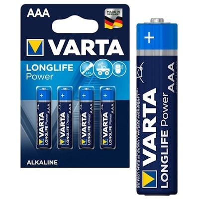 Батерия VARTA AAA-LR03/1,5V ALKAL LONGLIFE POVER