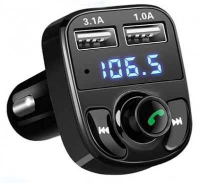 Авто FM модулатор . BLUETOOTH FM Трансмитер X8 / MP3 Плеър / Хендс Фрий