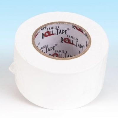 Бандажна лента . Бяла - не лепяща - 75 мм. X 80м. ROLL TAPE