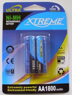 Батерия . XTREME Акумулаторна R6 1,8A 1,2V