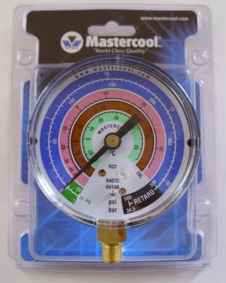 Манометър . MASTERCOOL R22/R407C/R410A