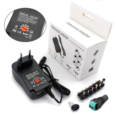 Адаптор,  , Захранващ адаптер SY8, Универсален зарядно, 220V на 3/4,5/6/7,5/9/12V,  30W