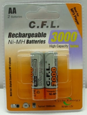 Батерия C.F.L Акумулаторна AA R6 3000mA/h 1,2V