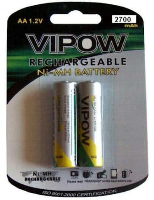 Батерия VIPOW Акумулаторна R6 2,7A 1,2V