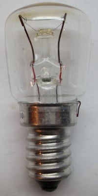 Лампа . 220V E14 15W  300 градуса за фурна