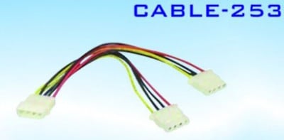 Кабел . компютърен MOLEX м/2*MOLEX ж