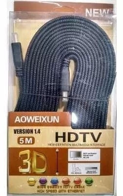 Кабел . HDMI-HDMI - 19M--19M 2м -Плосък