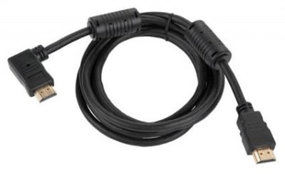 Кабел . компютърен HDMI-HDMI-19M--19M 1.8м-Ъглов