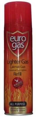 . . Газ за запалки Euro Gas-250мл