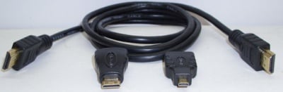 Кабел . компютърен преход HDMI-HDMI mini /micro