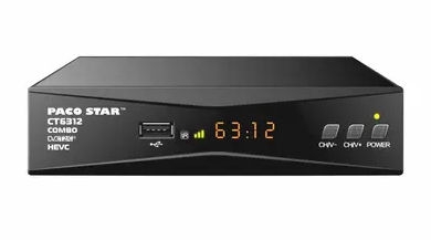 Цифров ефирен приемник /декодер/, , CT6312 кабелен/ ефирен H.265 HEVC приемник с FM