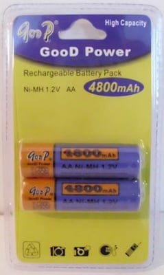 Батерия . Акумулаторна R6 4,8A 1,2V GOOD