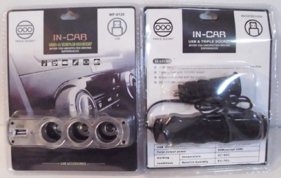 , , USB Преход за авто запалка WF-0120