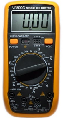 Измервателен уред . Мултицет VC890C