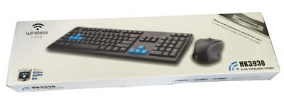 . . Безжична клавиатура и мишка GFJ HK 3930 2.4GHz 10 метра обхват