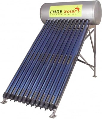 Слънчев вакуумен колектор -HEAT PIPE EMDE-Solar MDSS470-58/1800-20-P -220л. - затворена система с водосъдържател,под налягане