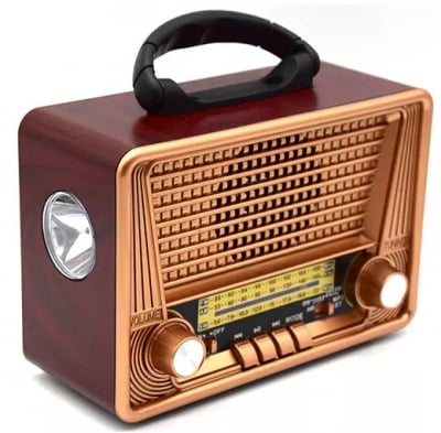 Радиоприемник . Многофункционлано радио (музикална уредба) с Bluetooth и прожектор R-7188BT