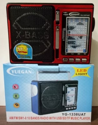 Радиоприемник . MP3 плейър USB / SD / TF YUEGAN YG-1337UAT -музикална уредба