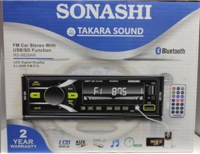 Авто радио . MP3 плеър SONASHI RS-8828AR, Bluetooth - Чете от USB, SD или MMC карта