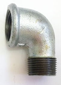 . . Нипел коляно поцинкован М/Ж 1/2"