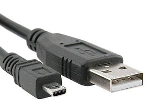 Кабел . компютърен OLY-057 -USB на USB mini за фотоапарат  