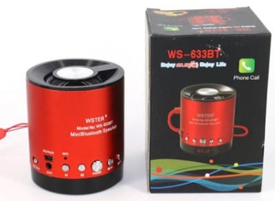 Колона . Мини висоговорител с радио и МР3 плейър Bluetooth WS-633BT