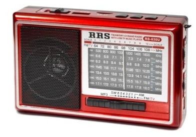 Радиоприемник . RRS RS-630U (Радио, USB, microSD) аккумулятор, мини аудио система