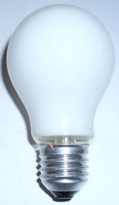 Лампа . 220V E27 40W Опал