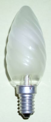 Лампа . 220V E14 Свещ 60W  Вита матирана