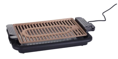 Електрическа скара,  Oliver Voltz,  Бездимна електрическа скара OV51015N, 1200W, размер на плочата 37.8 х 25 см.