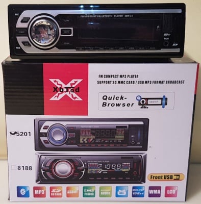 Авто радио . MP3 плеър 5201, Bluetooth - Чете от USB, SD или MMC карта
