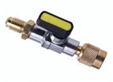 , , Кран сферичен за зарядни маркучи BC-03 (1/4"M - 1/4"F)