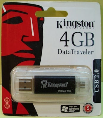 Флаш памет   . USB и MicroUSB Kingston -4GB 