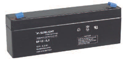 Акумулатор, SUNLIGHT Тягова батерия 12V 2,3AH SFG